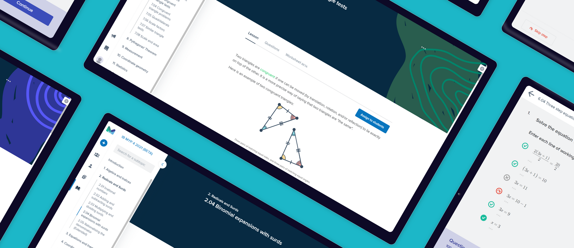 Mathspace for the International Baccalaureate (IB) Program