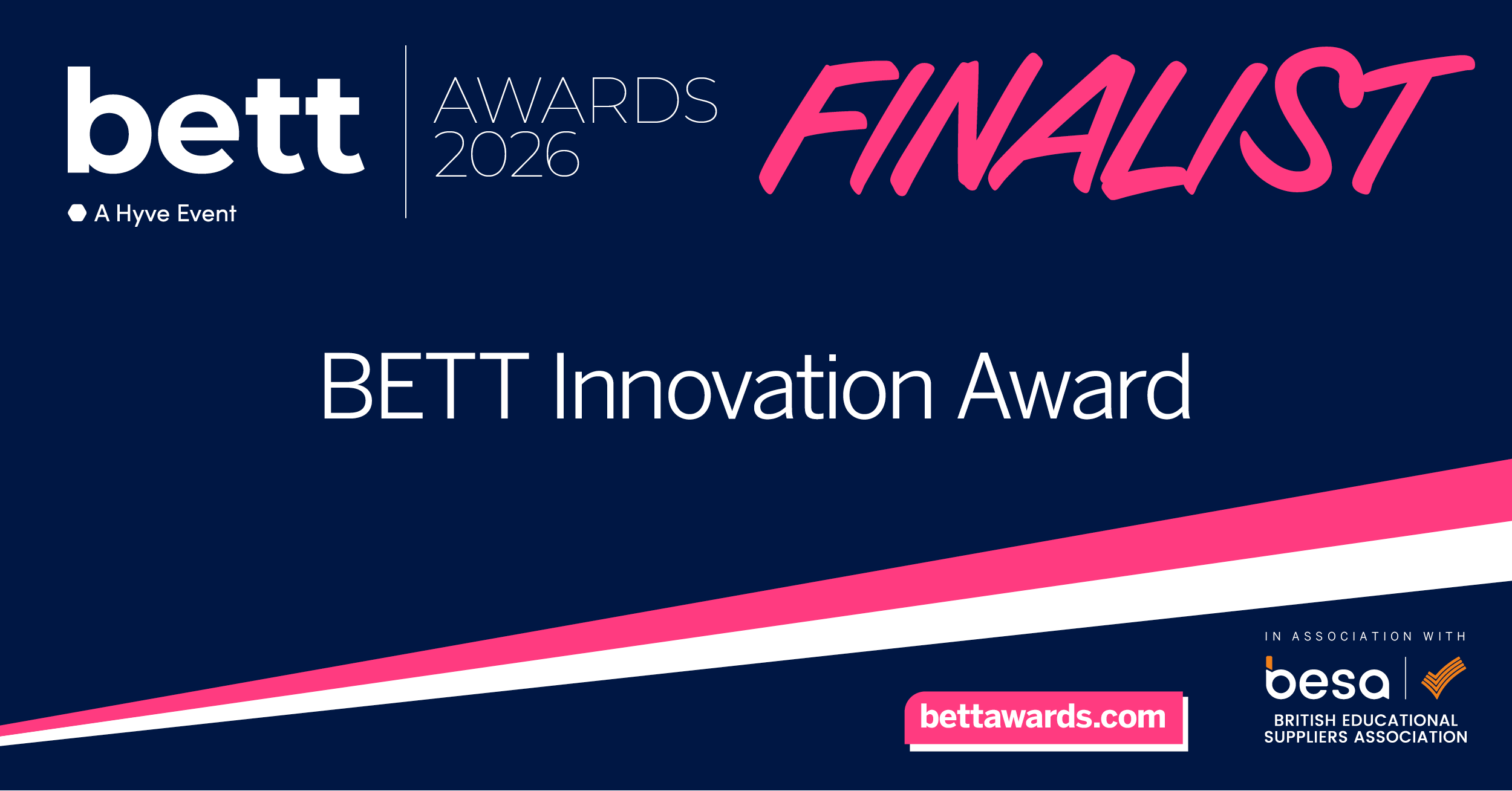 Mathspace shortlisted for the BETT Innovation Award 2026 🎉